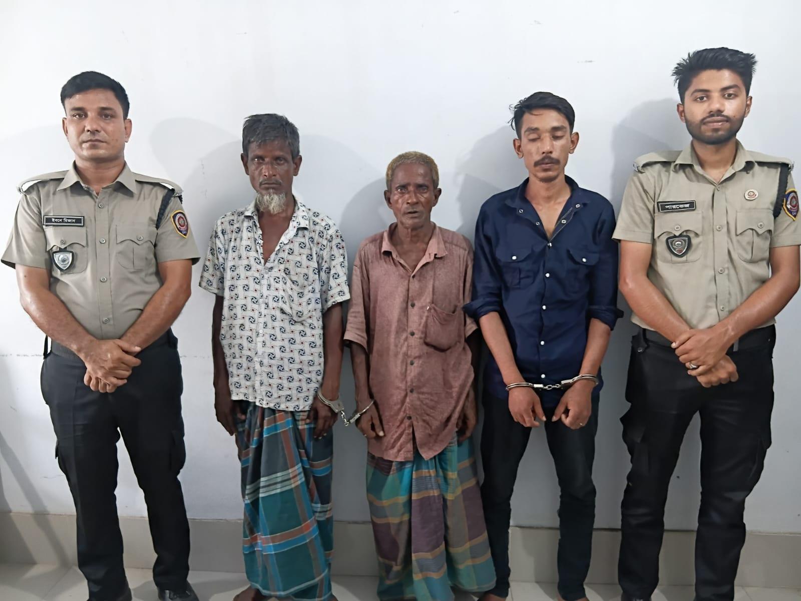 আদমদীঘিতে তিন মাদক কারবারির জেল-জরিমানা
