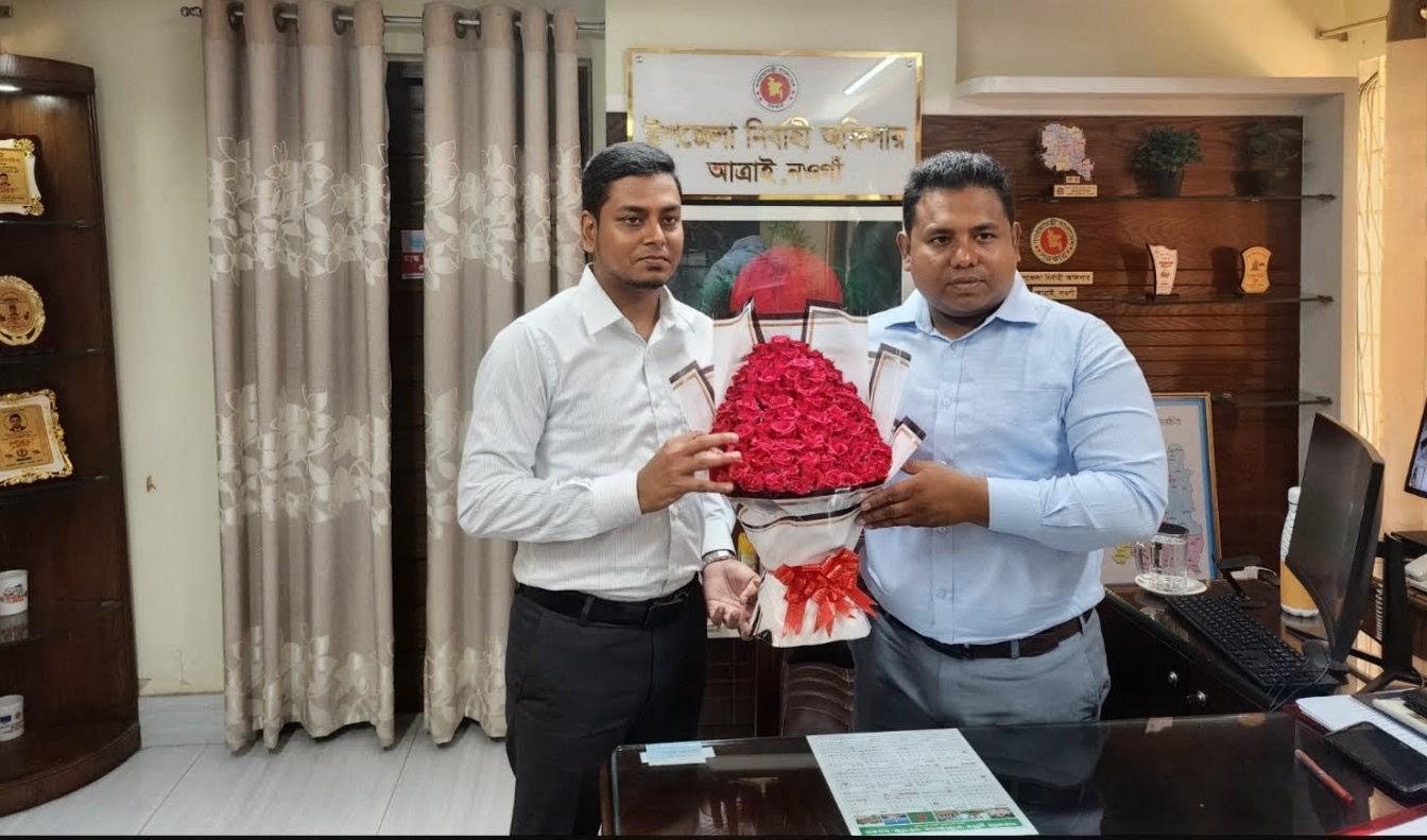 আত্রাইয়ে নবাগত সহকারী কমিশনার ভূমি’র যোগদান